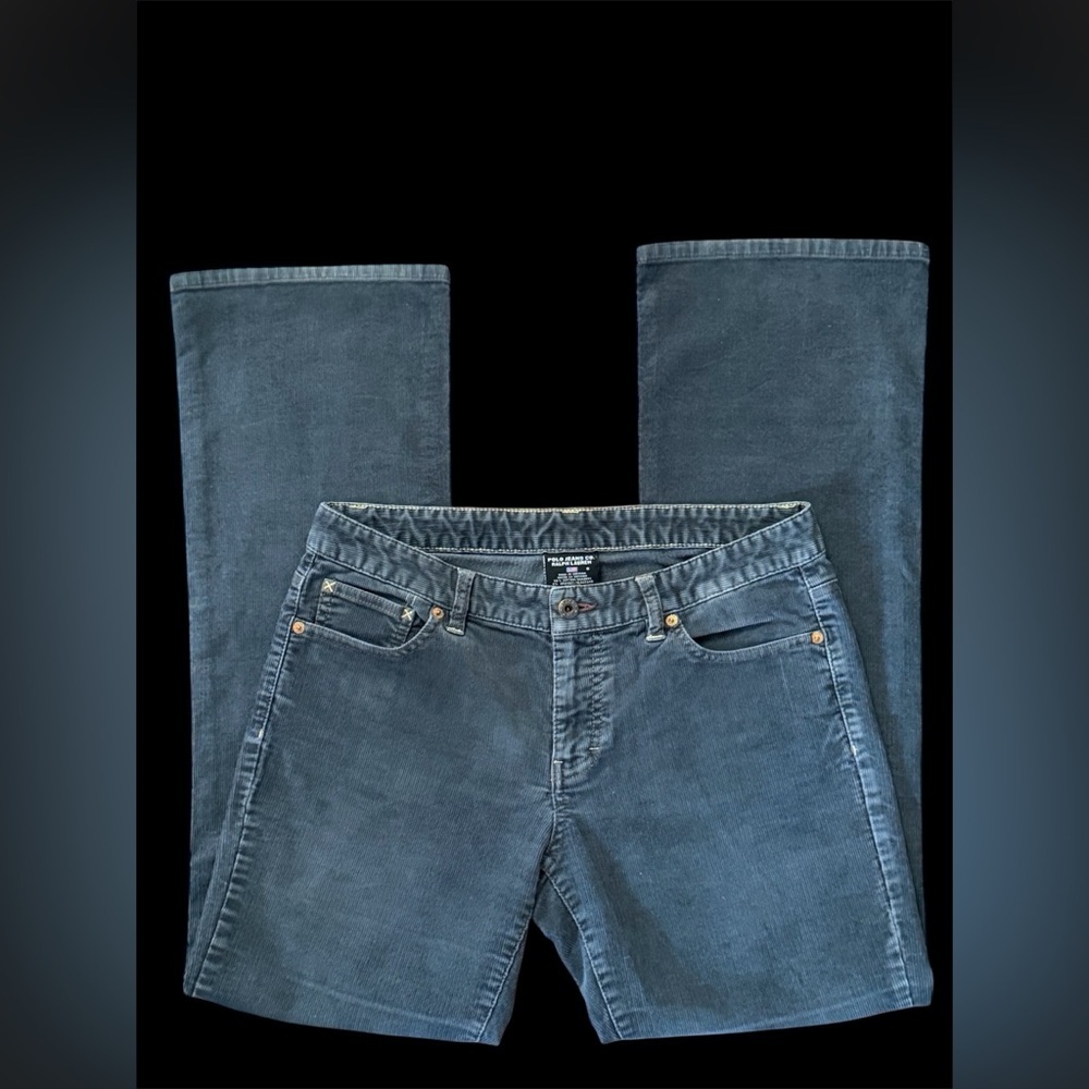 Polo by Ralph Lauren Women's Boot Cut Jeans in Slate Blue